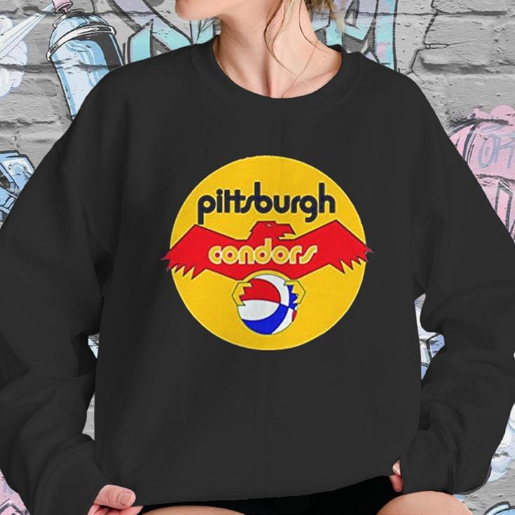 Pittsburgh Condors Aba Retro Basketball Sweatshirt Gifts for Her