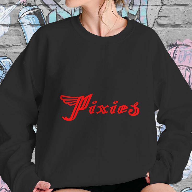 Pixies Band Logo Art Wing Red Sweatshirt Gifts for Her