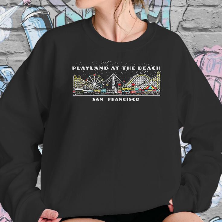 Playland At The Beach San Francisco Matchbook Reproduction Sweatshirt Gifts for Her