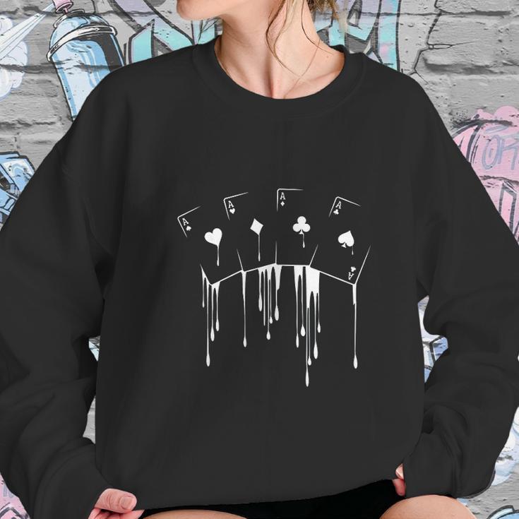 Poker Player Texas Hold Em Night Tournament Gift Sweatshirt Gifts for Her