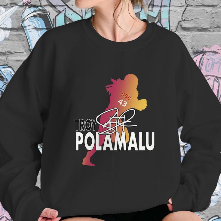 The Polamalu Silhouette Design Sweatshirt Gifts for Her