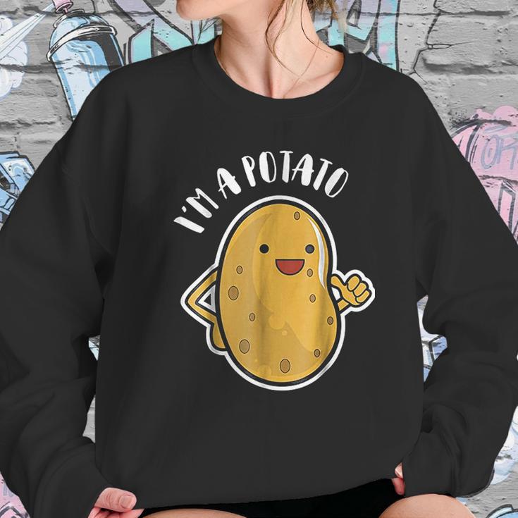 I Am A Potato French Fry Potato Sweatshirt Gifts for Her