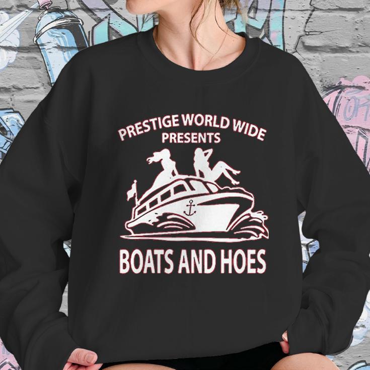 Prestige Worldwide Boats And Hoes Funny Movie Inspired Step Brothers Drinking Sweatshirt Gifts for Her