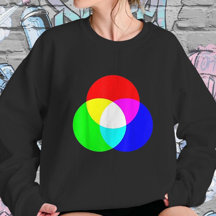 Primary Color Mixing Rgb Color Model Art Paint Sweatshirt Gifts for Her