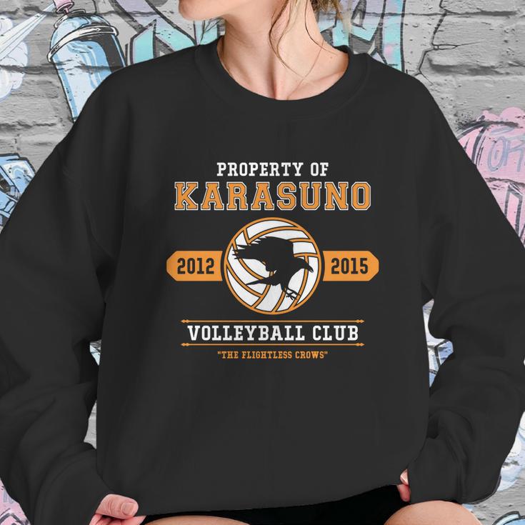 Property Of Karasuno High School Volleyball Club Sweatshirt Gifts for Her