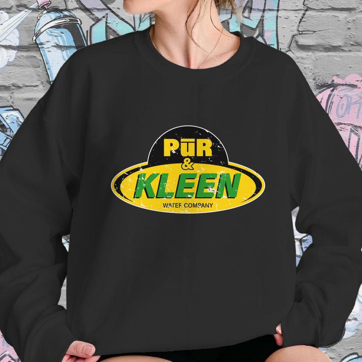 Pur & Kleen Water Company Logo Sweatshirt Gifts for Her