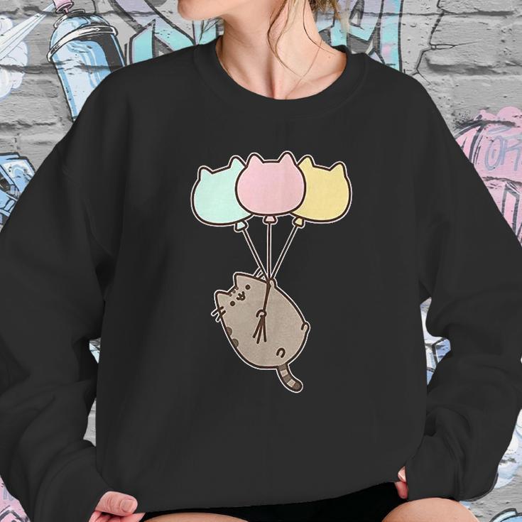 Pusheen The Cat Balloons Sweatshirt Gifts for Her