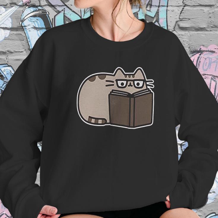 Pusheen The Cat Reading Juniors Sweatshirt Gifts for Her