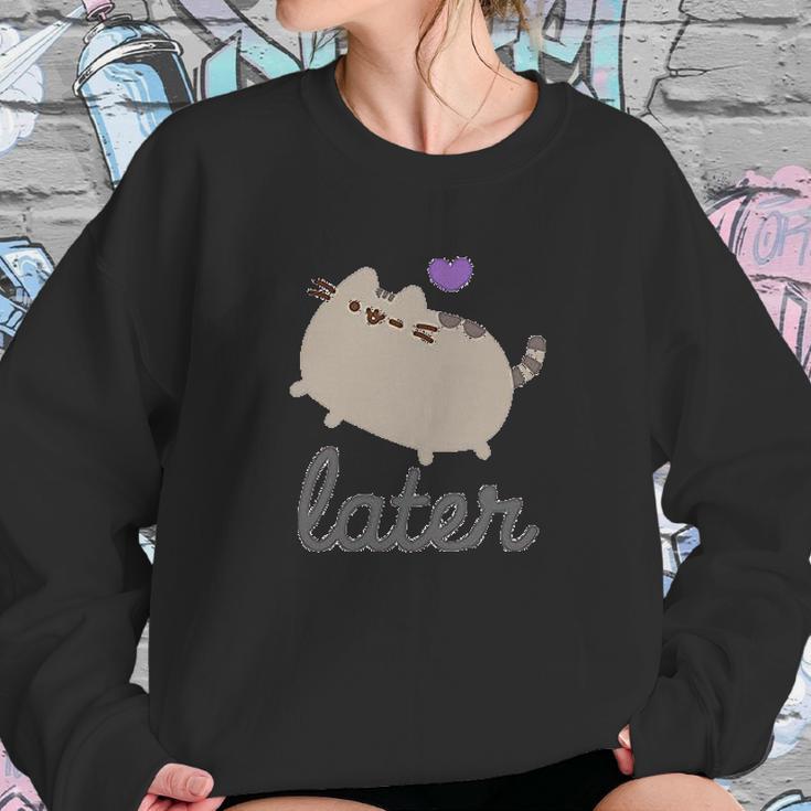 Pusheen Ladies The Catthe Cat Vintage Juniors Sweatshirt Gifts for Her