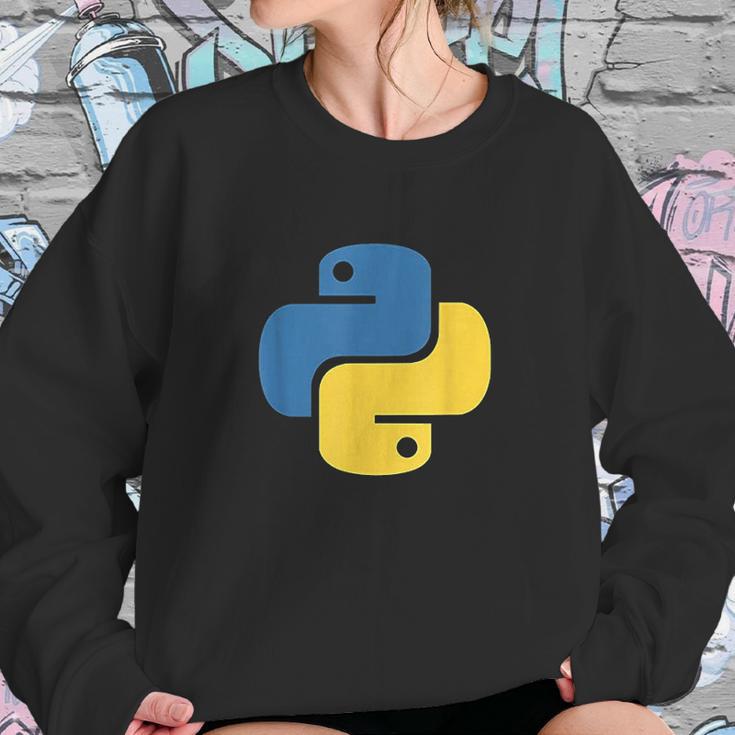 Python Logo For Developers Sweatshirt Gifts for Her