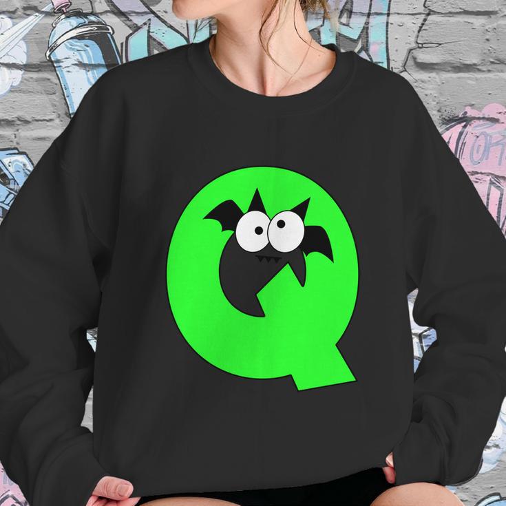 Q Name Charate Dracula Halloween Quote Sweatshirt Gifts for Her