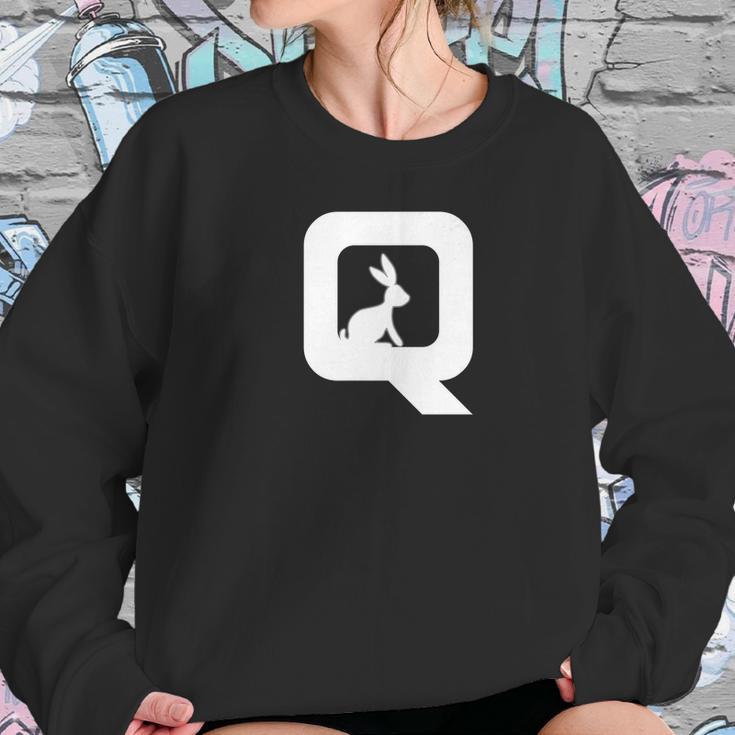 Qanon Follow The White Rabbit Qanon Tee Sweatshirt Gifts for Her