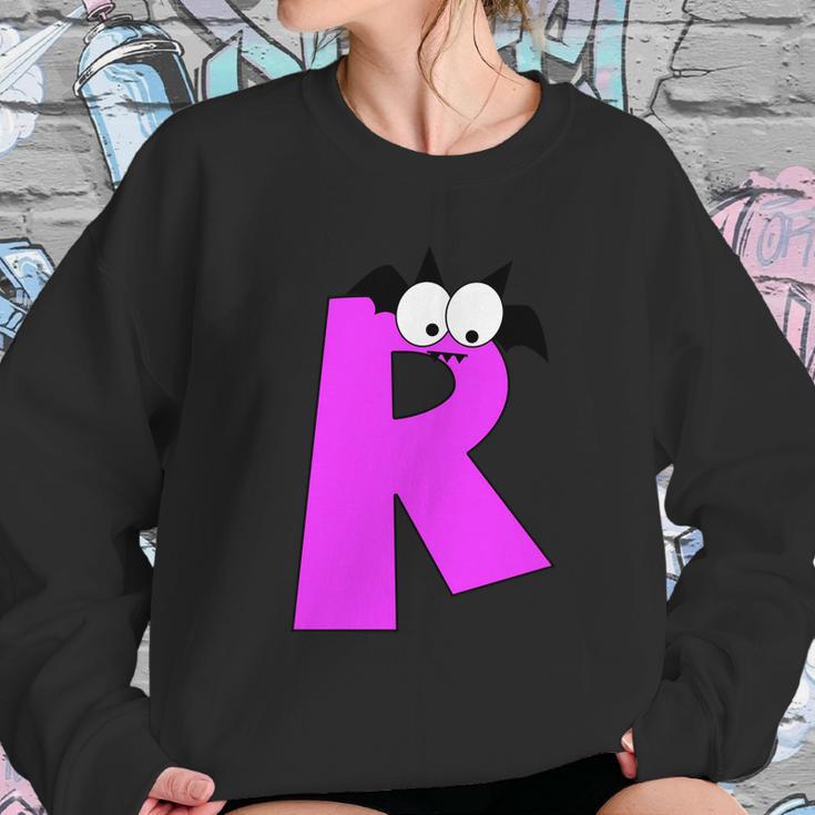 R Name Charater Dracula Halloween Quote Sweatshirt Gifts for Her