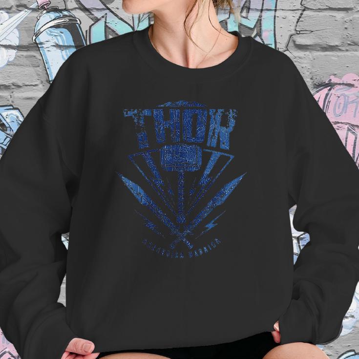 Ragnarok Asgardian Warrior Hammer Shield Sweatshirt Gifts for Her