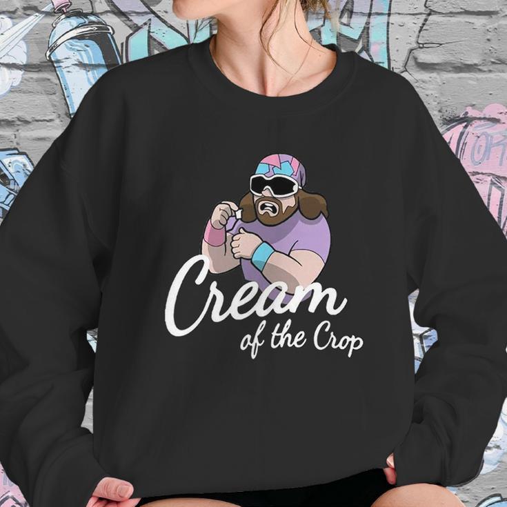 Randy Macho Man Savage Cream Of Crop Sweatshirt Gifts for Her