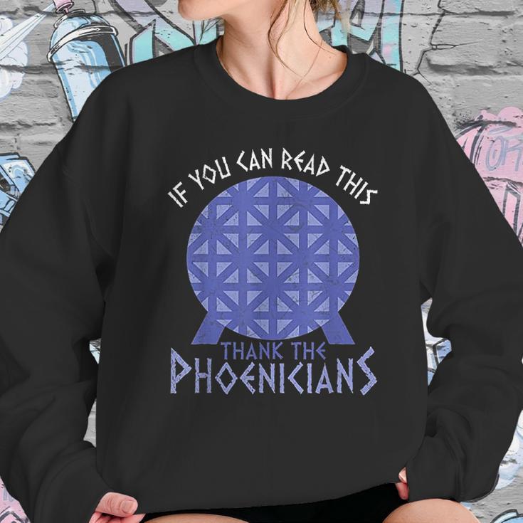 If You Can Read This Thank The Phoenicians Reading Sweatshirt Gifts for Her