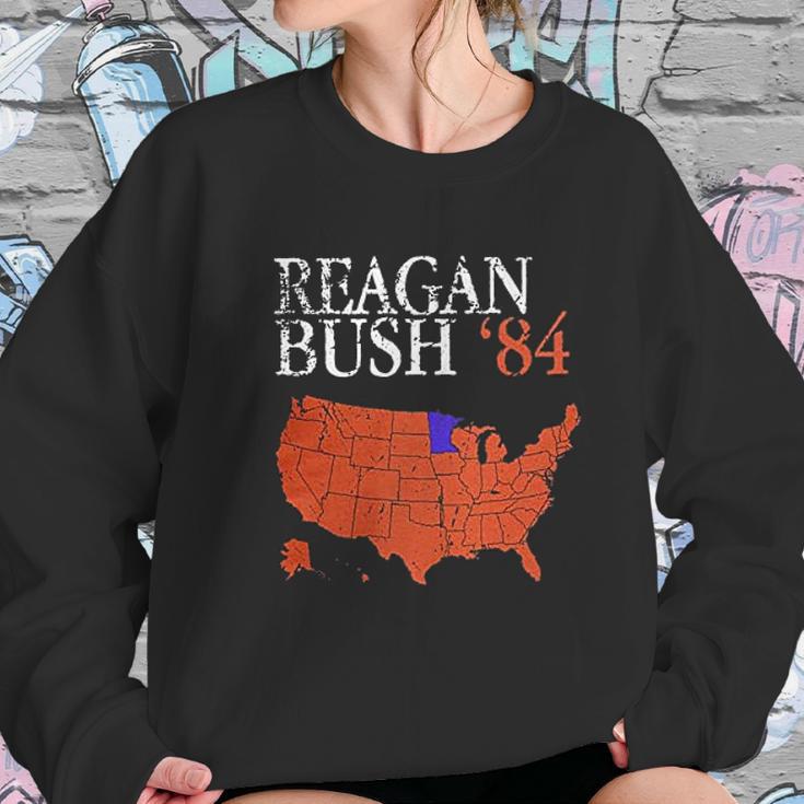 Reagan Bush 84 Vintage Distressed Style Sweatshirt Gifts for Her