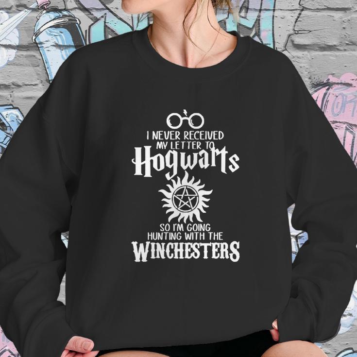 I Never Received My Letter To Hogwarts Im Going Hunting With The Winchesters Sweatshirt Gifts for Her