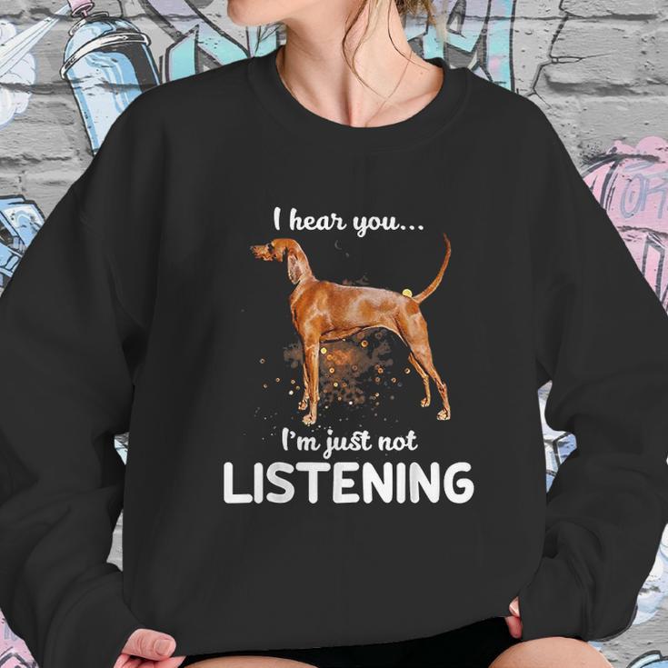 Redbone Coonhound I Hear You Not Listening Sweatshirt Gifts for Her