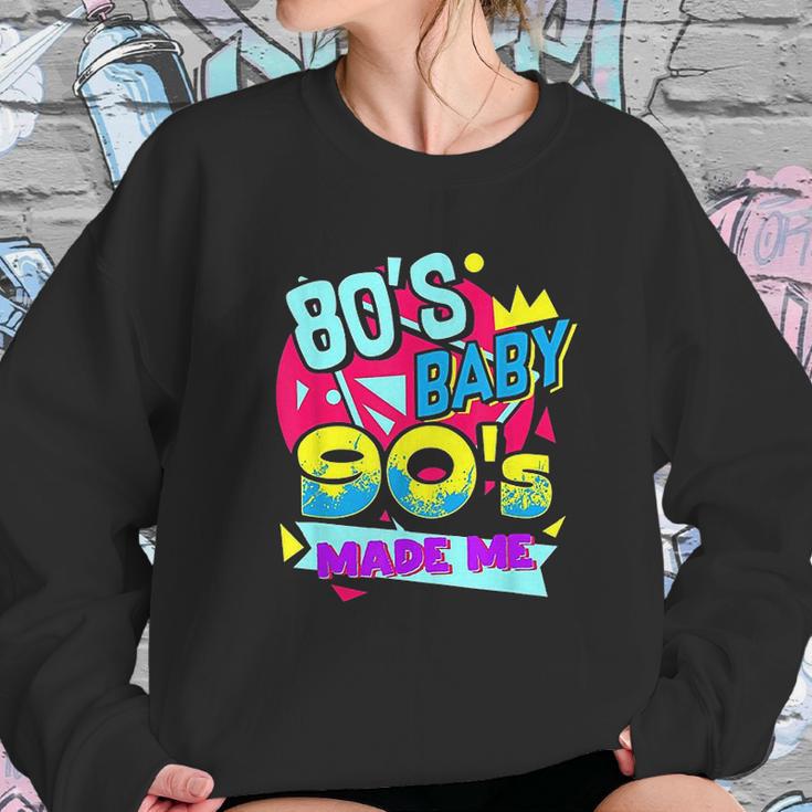 Retro 80S Baby 90S Made Me I Love The 1980S 1990S Sweatshirt Gifts for Her