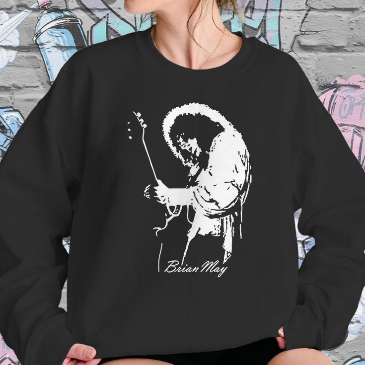 Retro Graphic Brian May Art Sweatshirt Gifts for Her