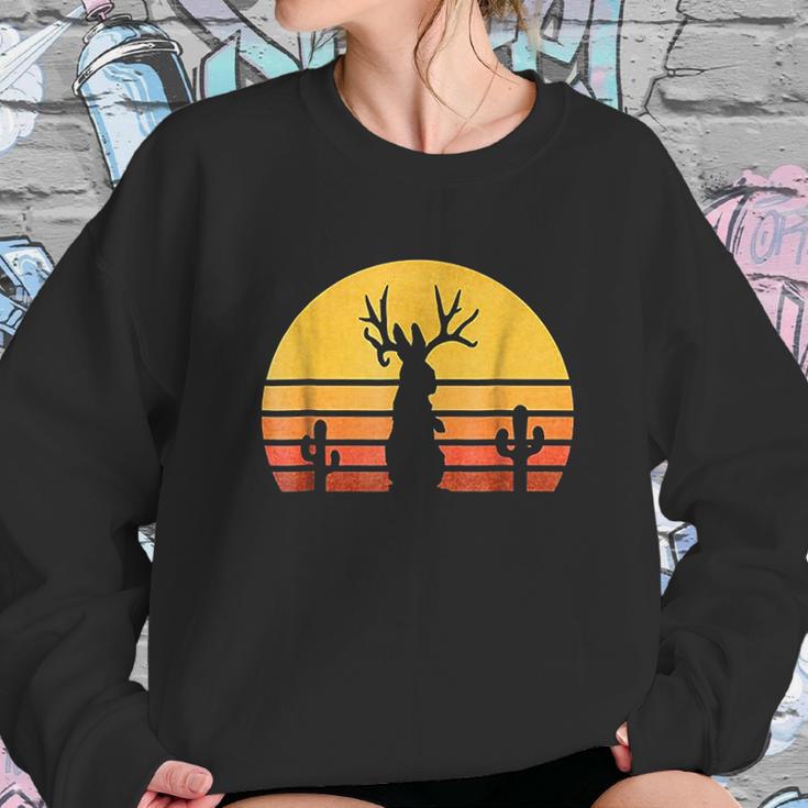 Retro Eighties Jackalope Sweatshirt Gifts for Her