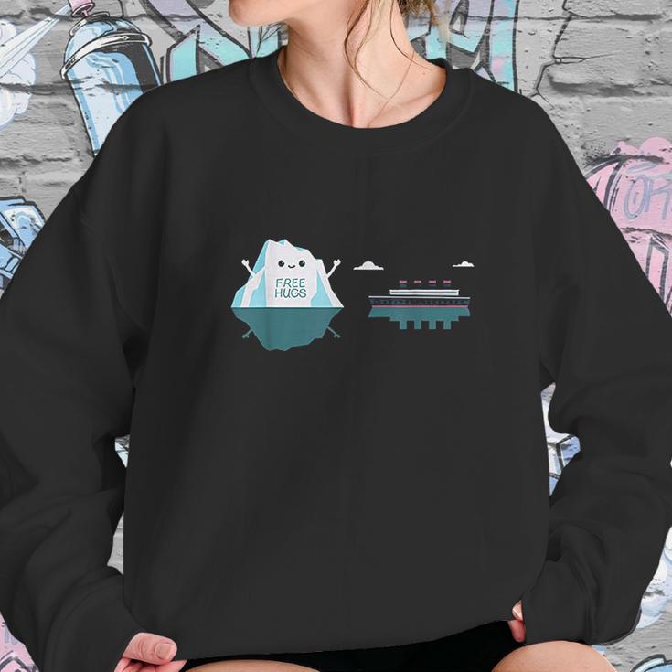 Retro Funny Titanic Cruise Ship Iceberg Sweatshirt Gifts for Her