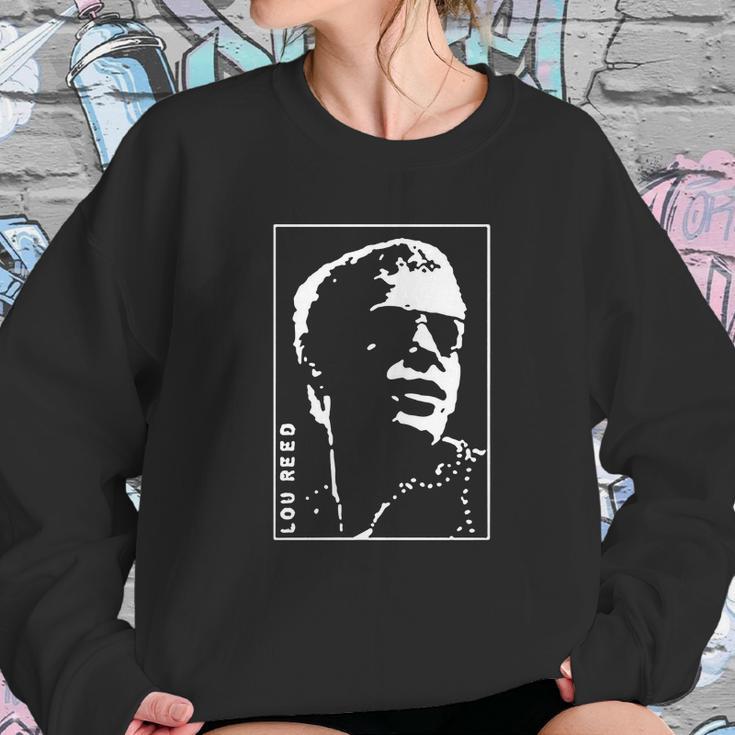 Retro Graphic Lou Reed Art Sweatshirt Gifts for Her