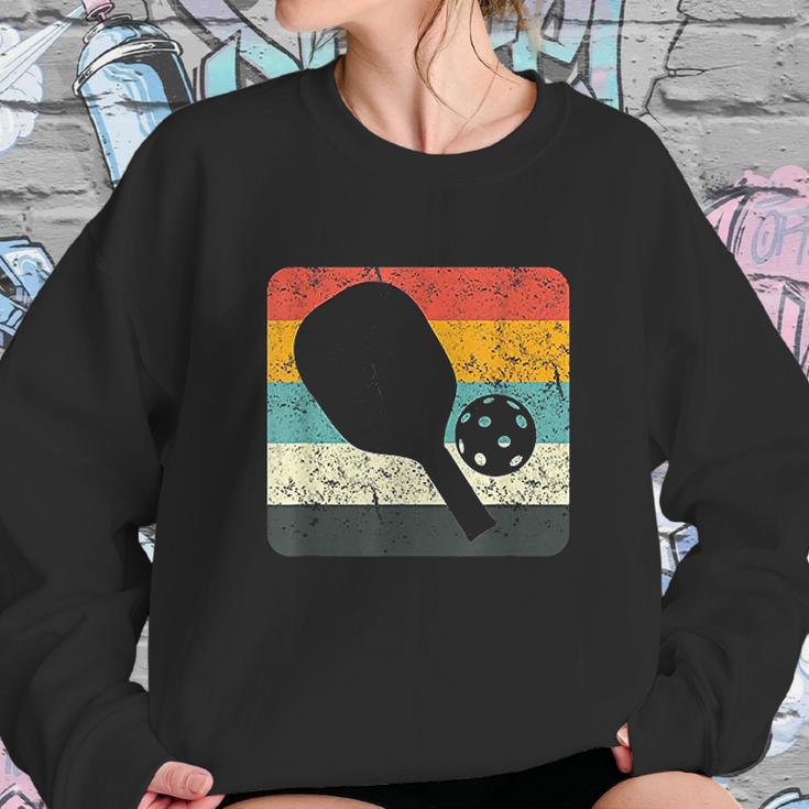 Retro Vintage Pickleball Silhouette Pickleball Gifts Sweatshirt Gifts for Her