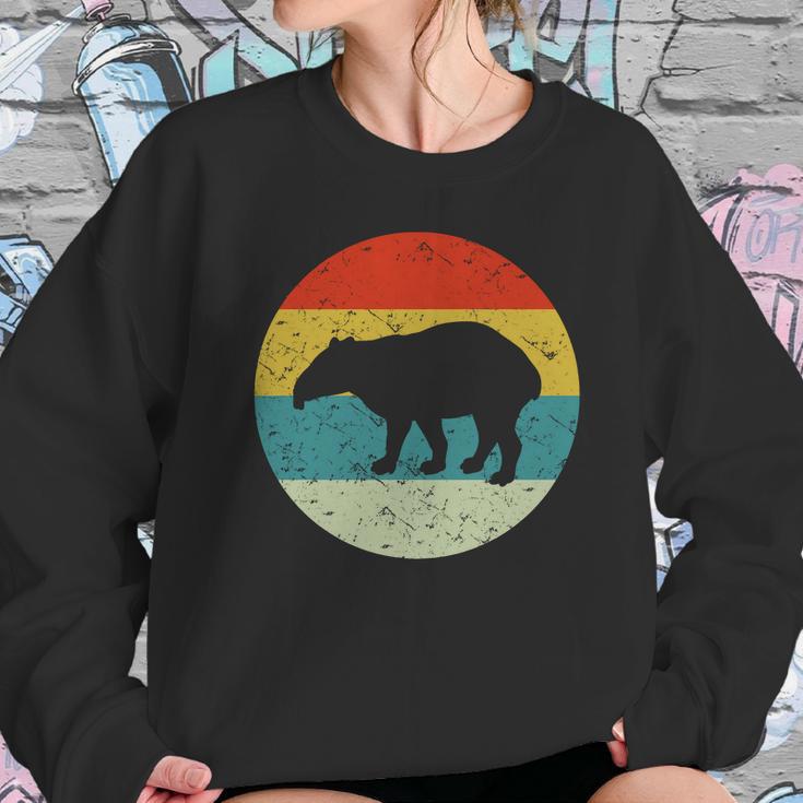 Retro Vintage Tapir Sweatshirt Gifts for Her