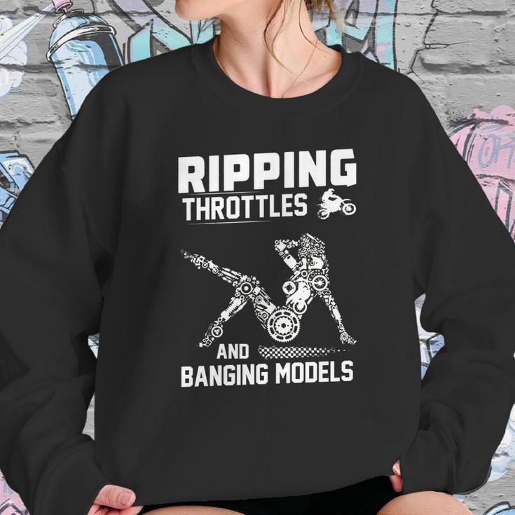 Ripping Throttles And Banging Models T-Shirt Sweatshirt Gifts for Her