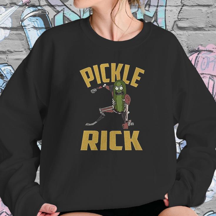 Ripple Junction Rick And Morty Pickle Rick Ground Punch Sweatshirt Gifts for Her