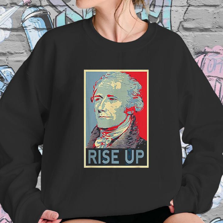 Rise Up Hamilton Vintage Sweatshirt Gifts for Her