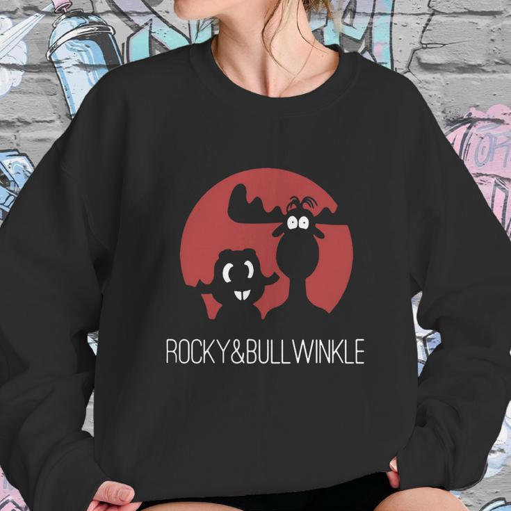 Rocky And Bullwinkle Sweatshirt Gifts for Her