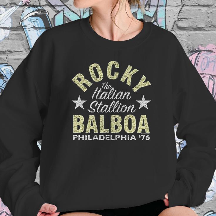 Rocky Italian Stallion 1976 Charcoal Hoody Sweatshirt Gifts for Her