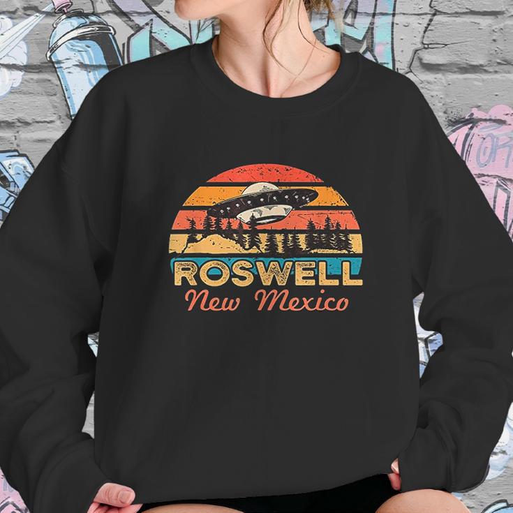 Roswell New Mexico Home Of The Alien Crash Site And Cover Up Sweatshirt Gifts for Her