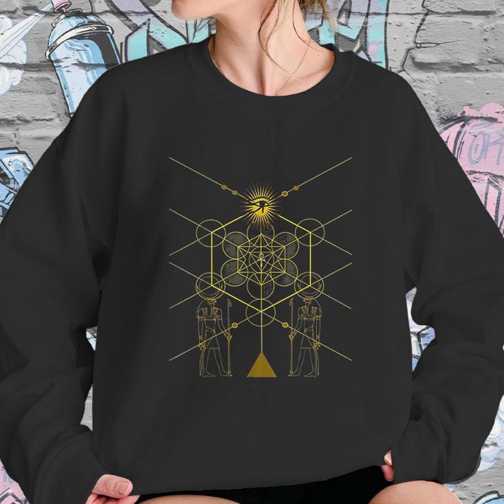 Sacred Geometry Science Egyptian Sweatshirt Gifts for Her