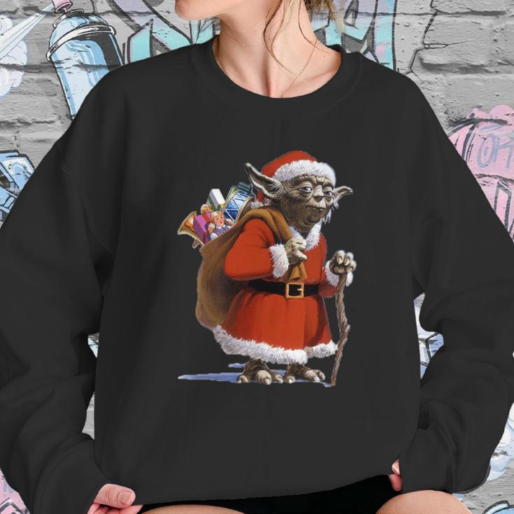 Santa Yoda T-Shirt Sweatshirt Gifts for Her