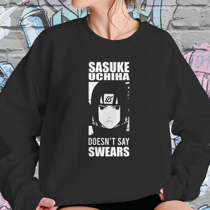 Sasuke Doesnt Say Swears Sweatshirt Gifts for Her