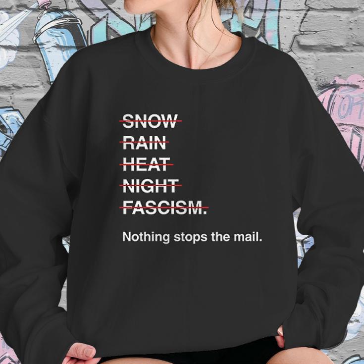 Save The Mail Usps Post Office Us Postal Service No Fascism Sweatshirt Gifts for Her