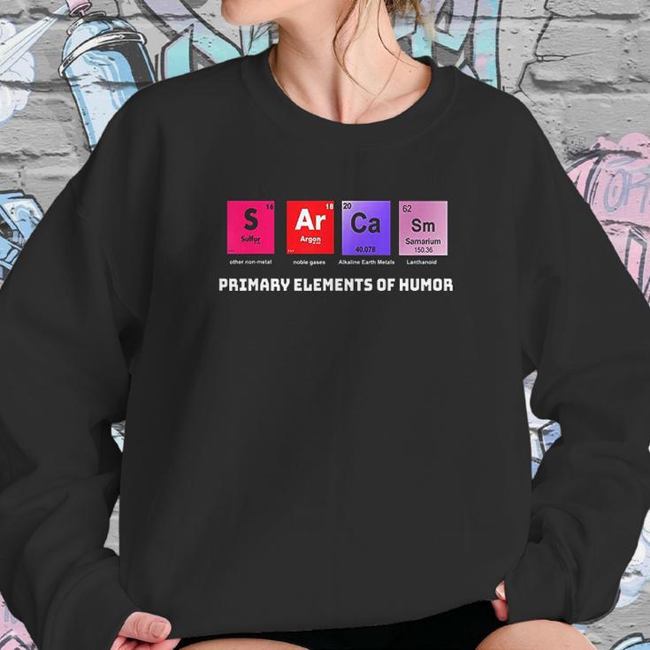 Science Sarcasm S Ar Ca Sm Elements Of Humor Sweatshirt Gifts for Her