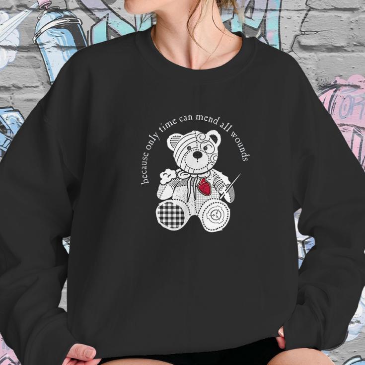 Scp2295 The Bear With A Heart Of Patchwork Scp Sweatshirt Gifts for Her