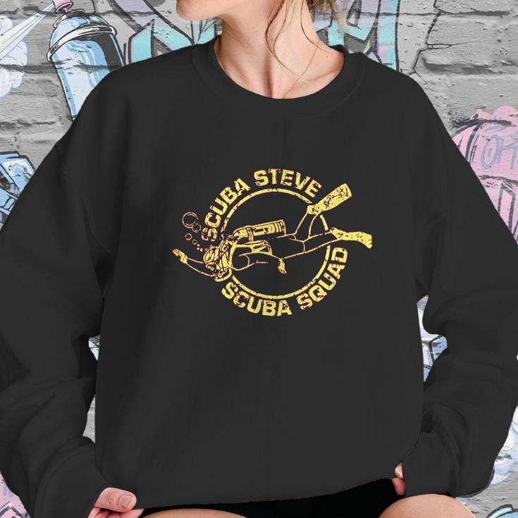 Scuba Steve Scuba SquadShirt Funny Vintage 90S Hilarious Retro Saying Cool Sweatshirt Gifts for Her