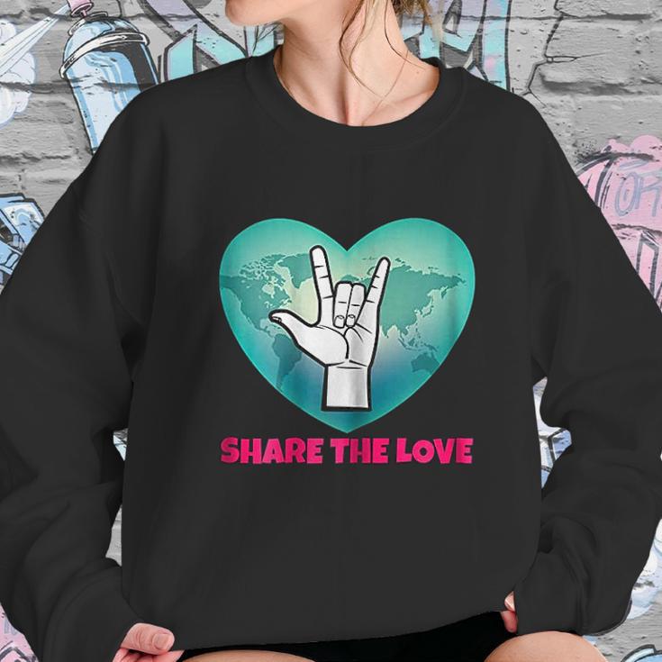 Share The Love Asl Gift Sweatshirt Gifts for Her