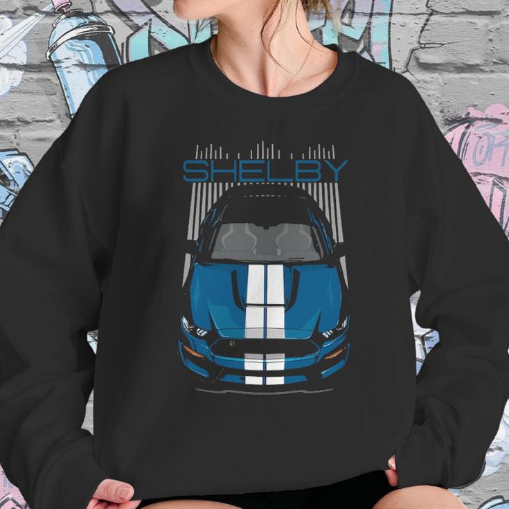 Shelby Gt350 Blue White Sweatshirt Gifts for Her