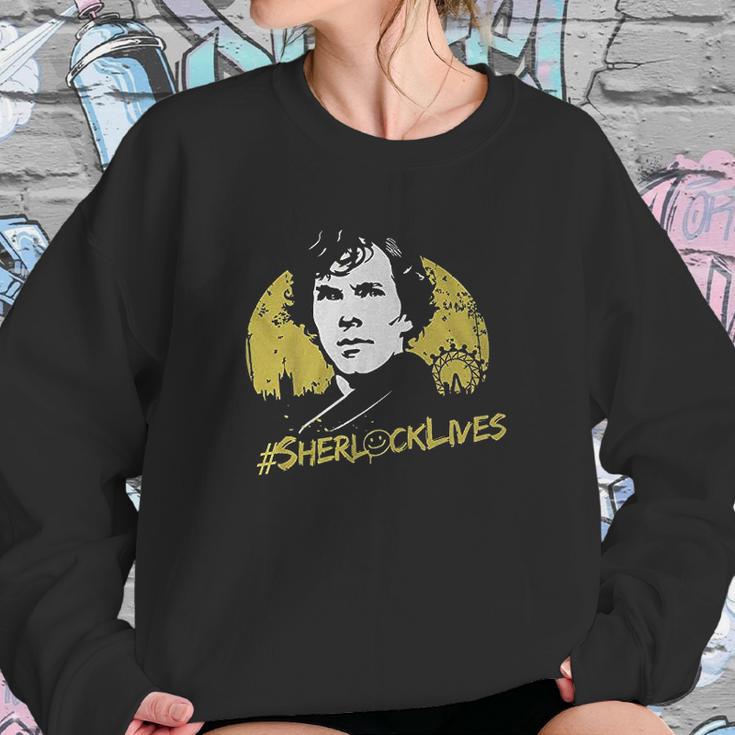 Sherlocklives Benedict Cumberbatch Nerd Sweatshirt Gifts for Her