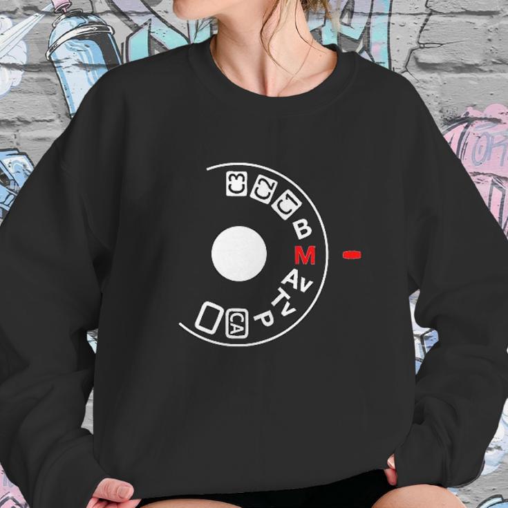 Shoot Manual Camera Buff Photography Lovers Sweatshirt Gifts for Her