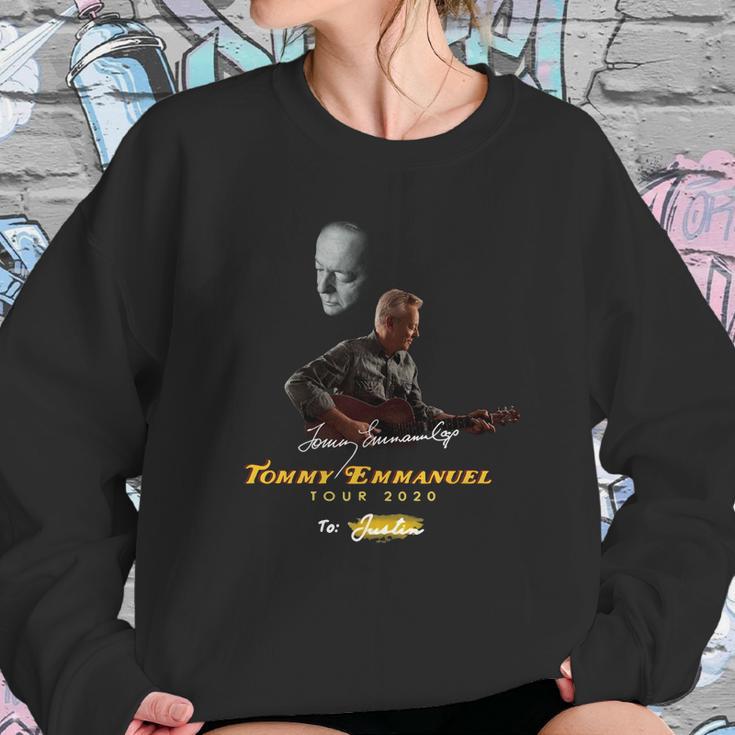 Signature Tommy Emmanuel 2020 To Justin Shirtn Sweatshirt Gifts for Her