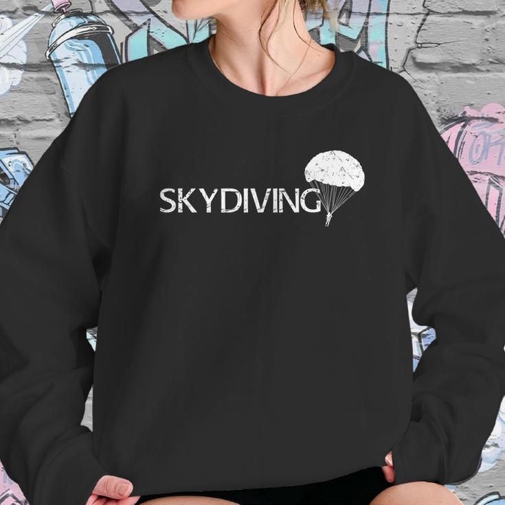 Skydiving Parachute Logo Sweatshirt Gifts for Her