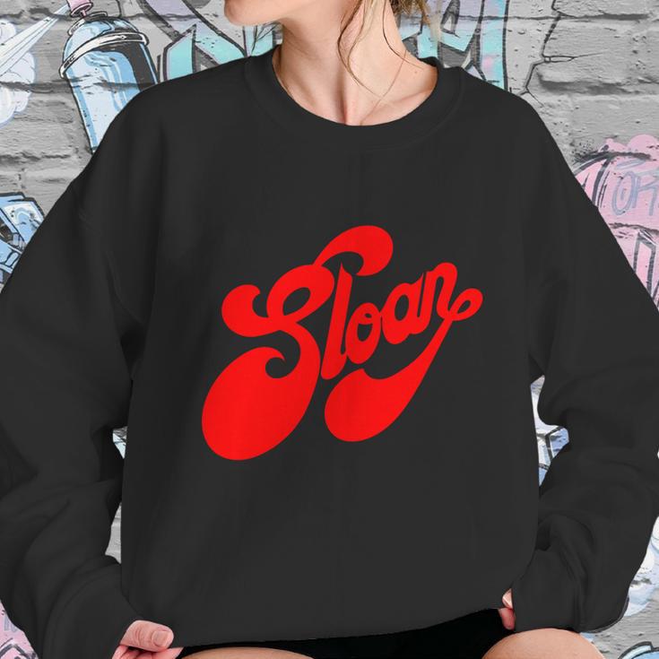 Sloan Band Logo Red Sweatshirt Gifts for Her